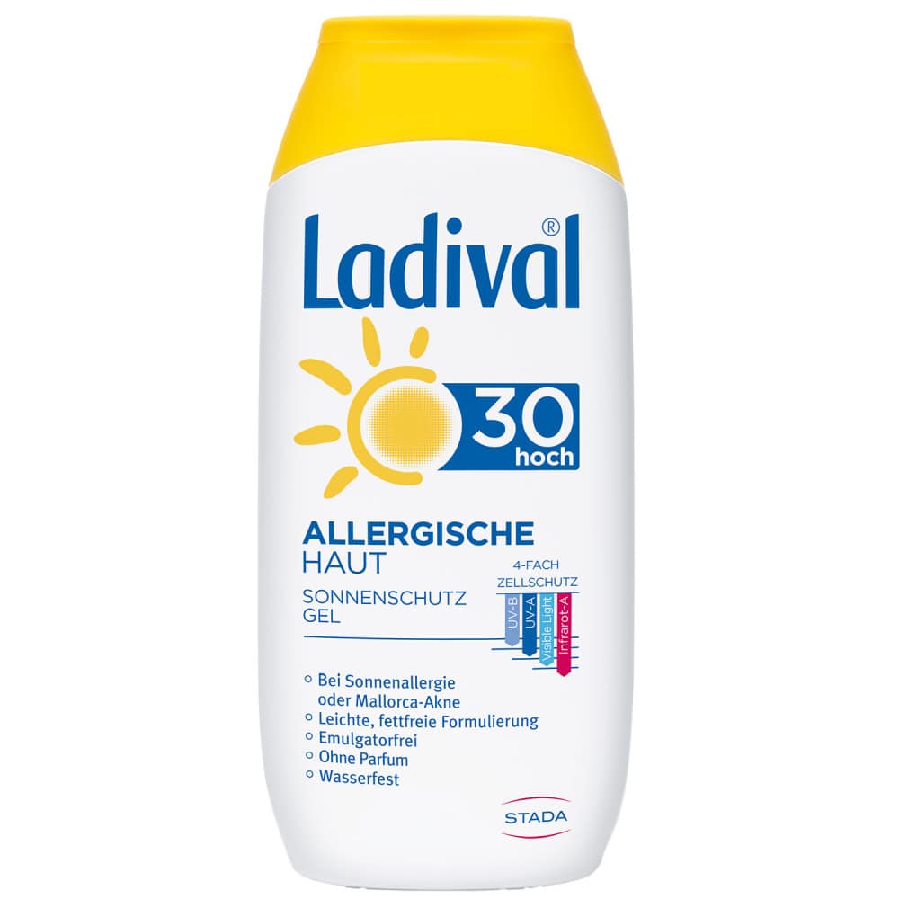 Ladival ALLERGISCHE HAUT SONNENSCHUTZ GEL LSF 30 200 ml Gel
