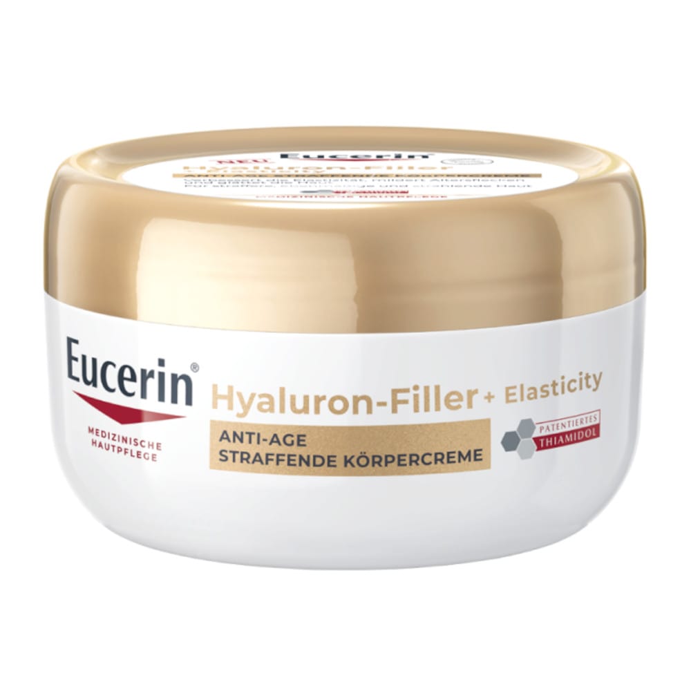 Eucerin Hyaluron-Filler + Elasticity Anti Age Straffende Körpercreme + Tagescreme ROSÉ LSF 30 Set 1 Sparset