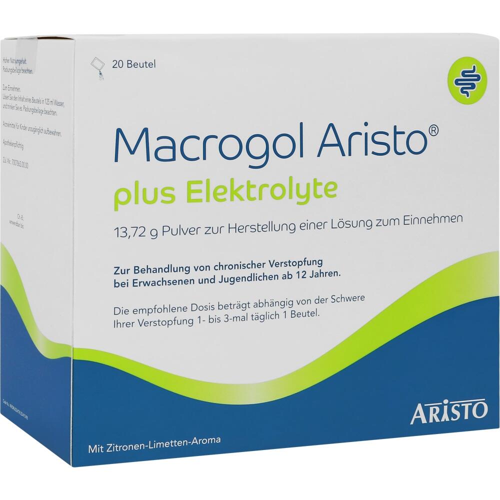 Macrogol Aristo plus Elektrolyte 20 St Pulver zur Herstellung einer Lösung zum Einnehmen