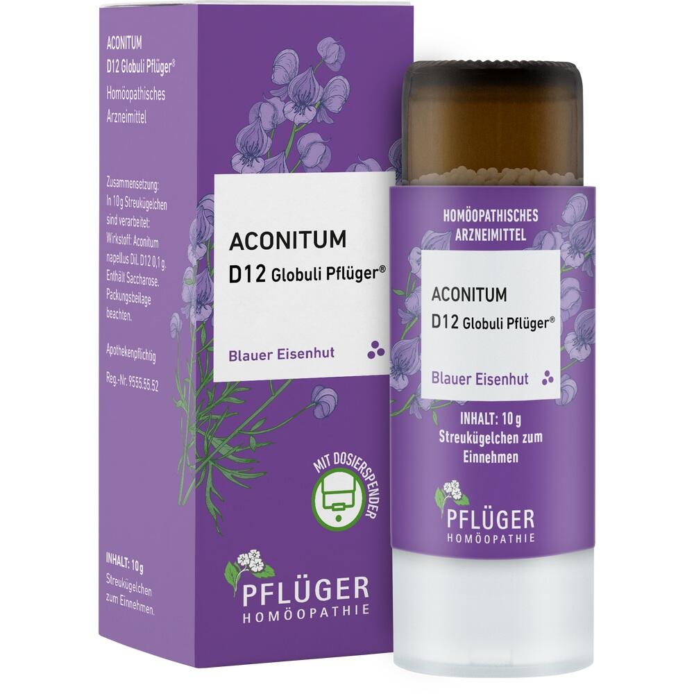 Aconitum D12 Globuli Pflüger Dosierspender 10 g Globuli