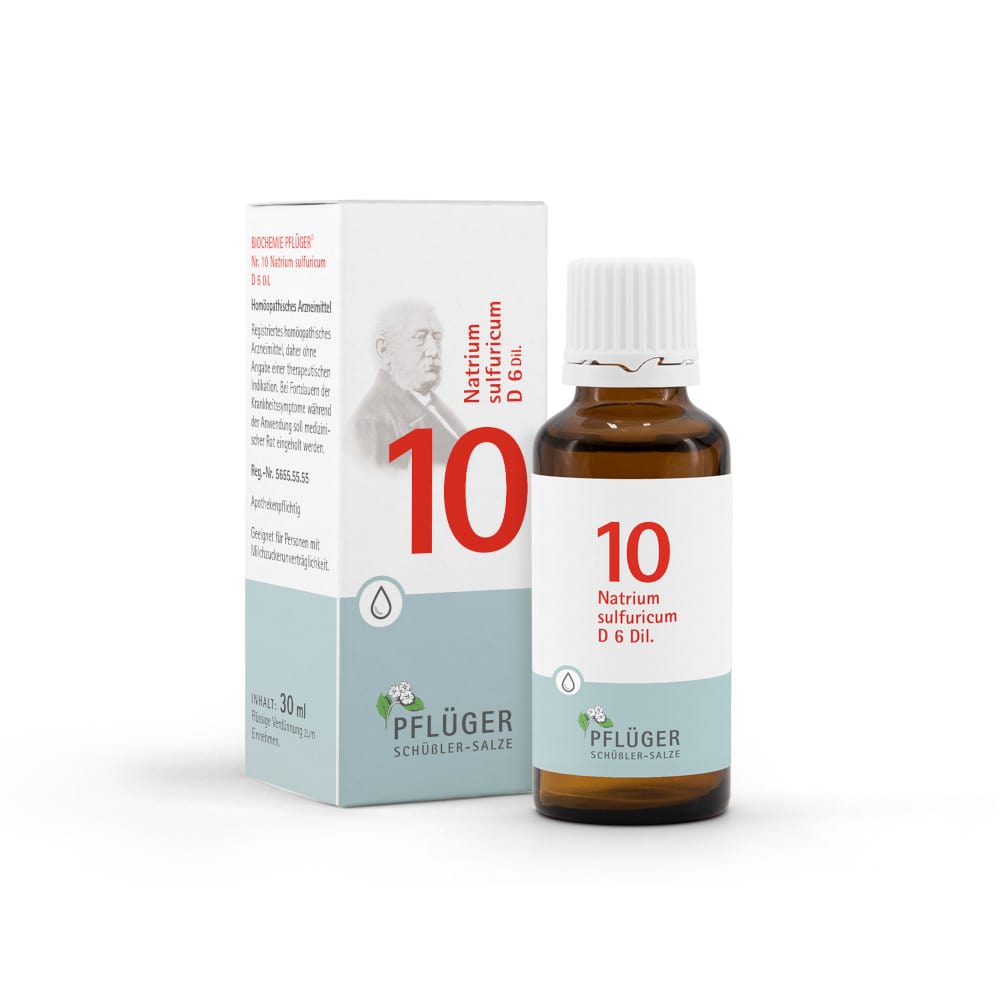 Schüßler-Salz Nr. 10 Natrium sulfuricum D6 30 ml Tropfen