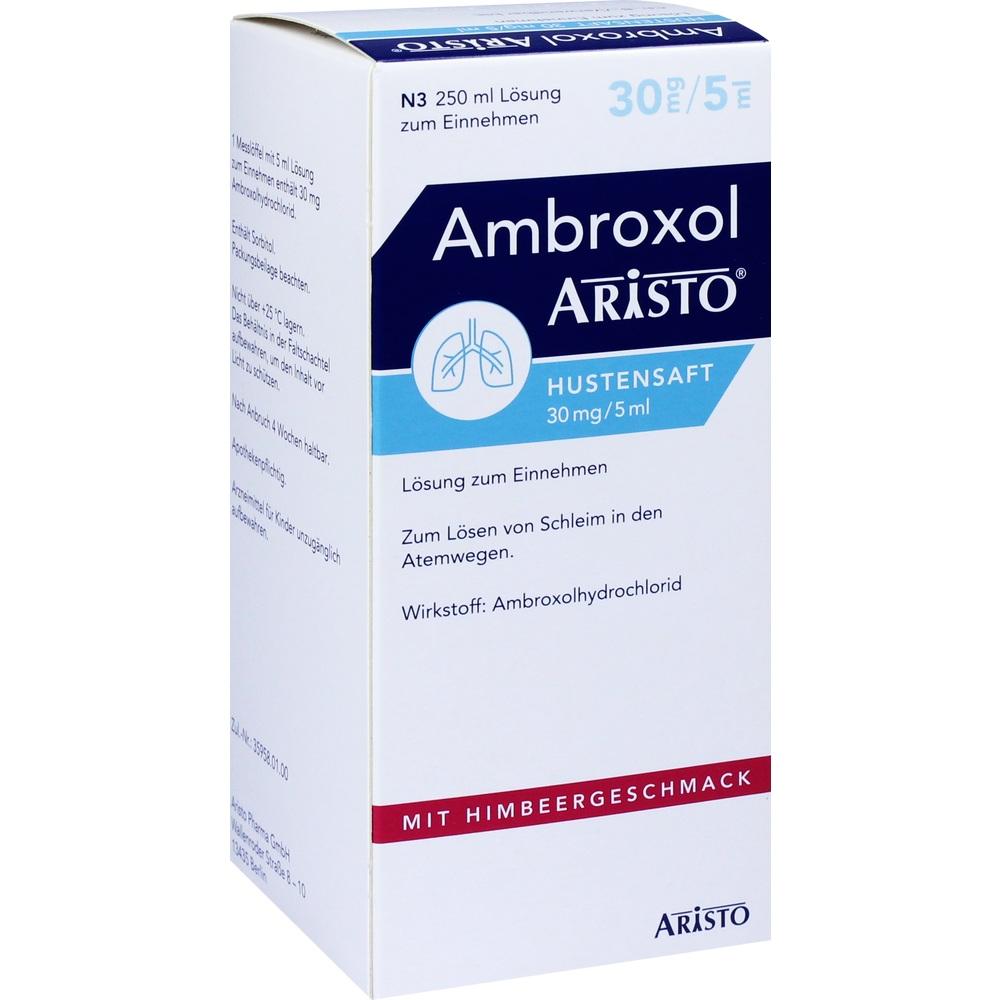 Ambroxol Aristo Hustensaft 30mg/5ml 250 ml Lösung zum Einnehmen