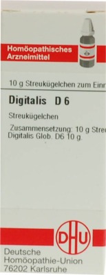 DIGITALIS D 6 Globuli 10 g Globuli