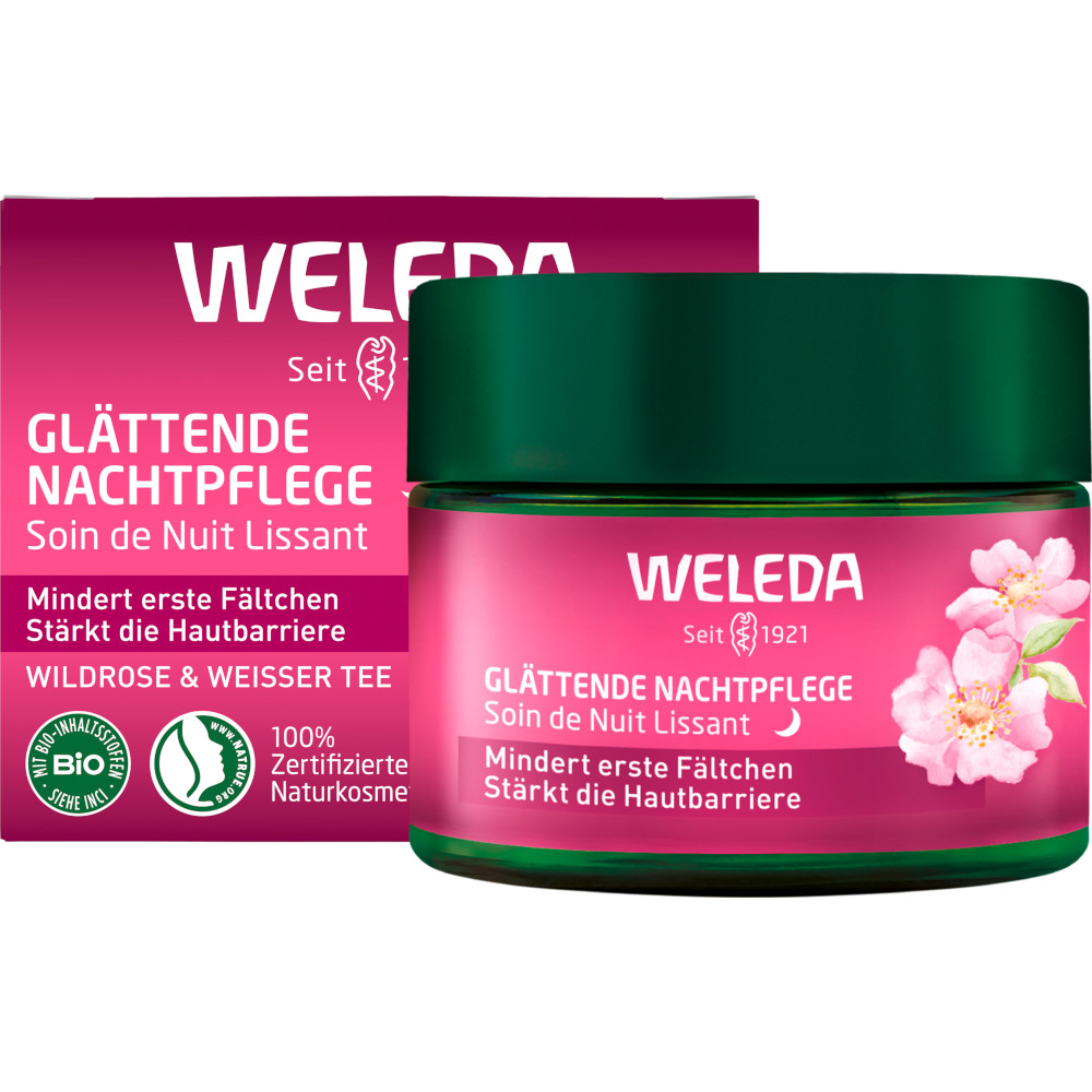 WELEDA Glättende Tagespflege Wildrose & Weisser Tee 40 ml Creme
