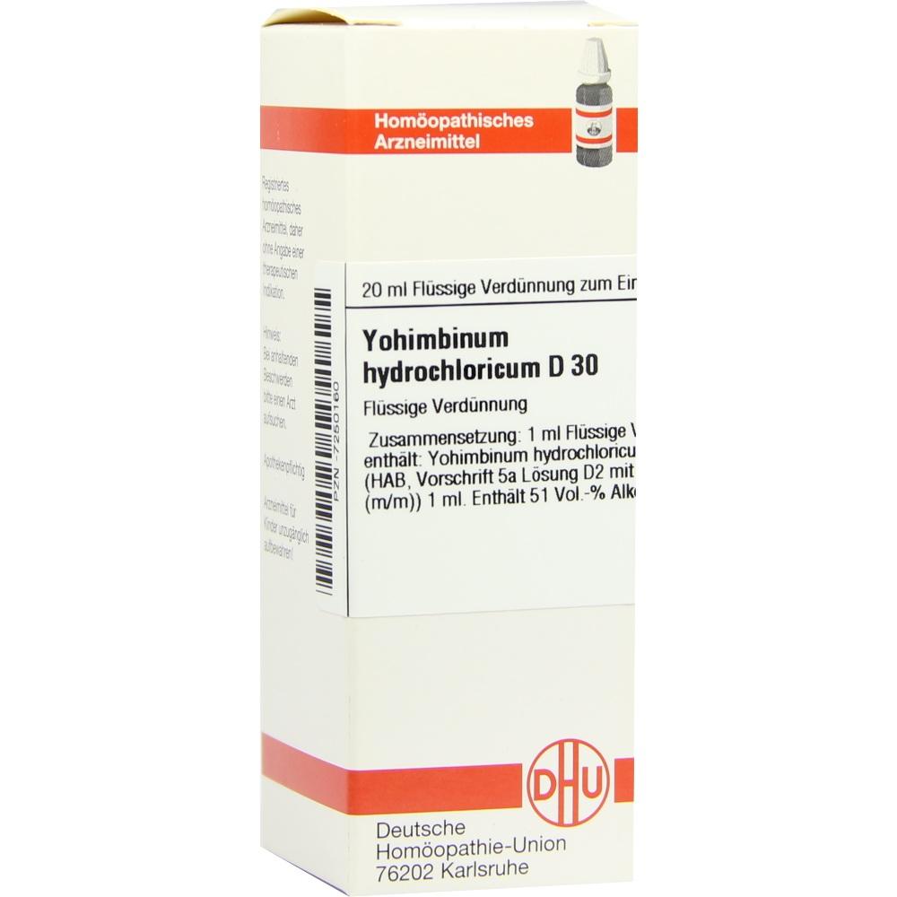 YOHIMBINUM HYDROCHLORICUM D 30 Dilution 20 ml Dilution