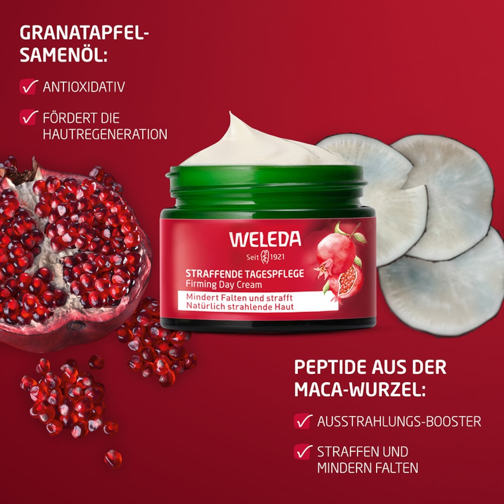 Weleda Straffende Tagespflege Granatapfel & Maca-Peptide 40 ml Tagescreme