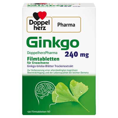 Doppelherz Pharma Ginkgo 240mg 120 St Filmtabletten
