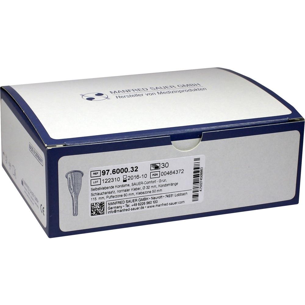 SAUER Comfort selbstkleb.Urinalkond.115mm Drm.32mm 30 St Kondome