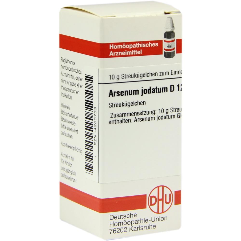 ARSENUM JODATUM D 12 Globuli 10 g Globuli