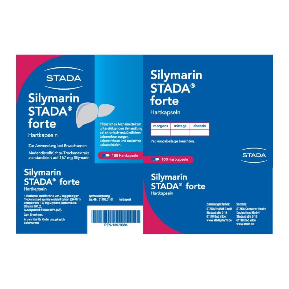 Silymarin STADA forte  100 St Hartkapseln
