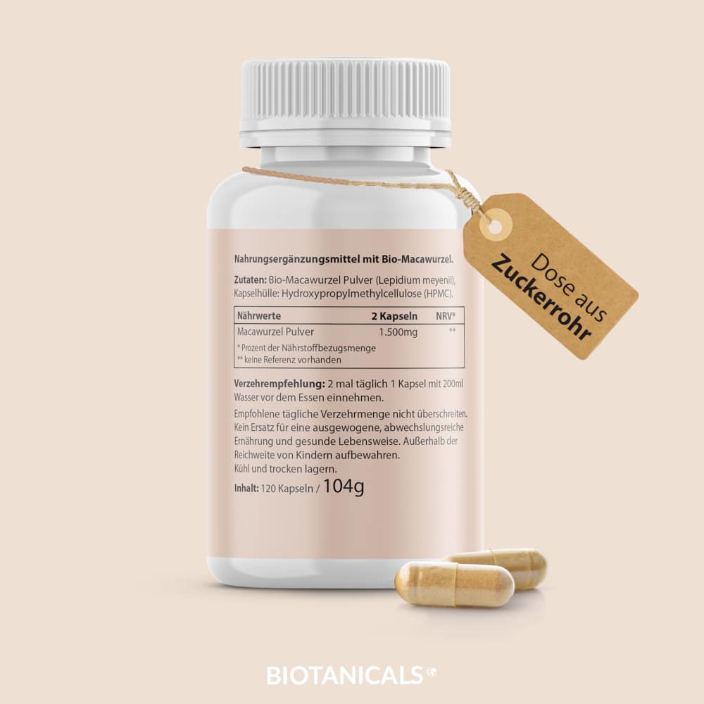 BIOTANICALS MACA 120 St Kapseln