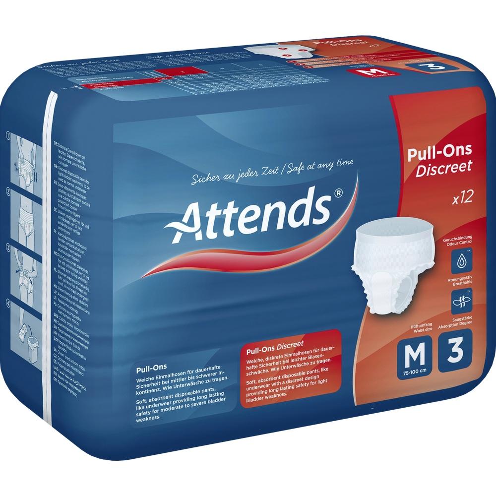 ATTENDS Pull-Ons Discreet 3 medium 12 St