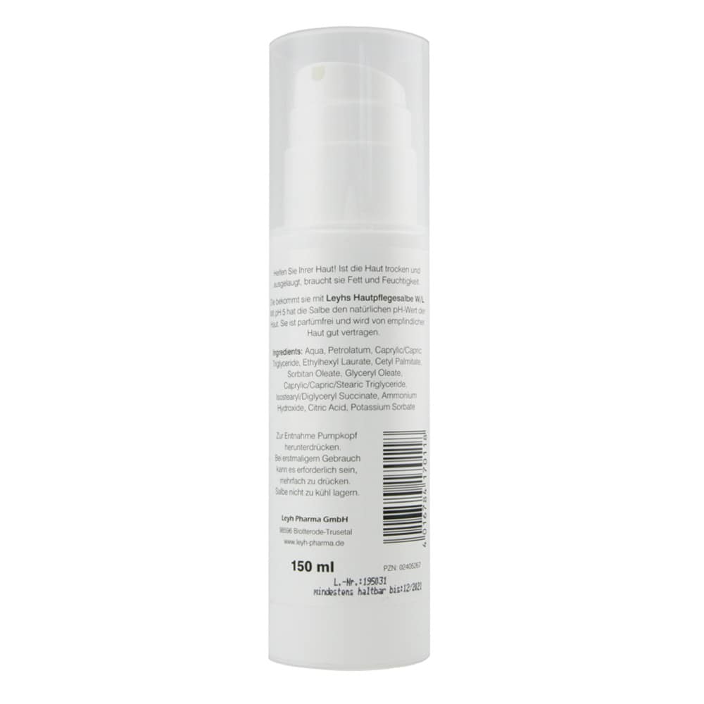 LEYHS Hautpflegesalbe W/L 150 ml Salbe