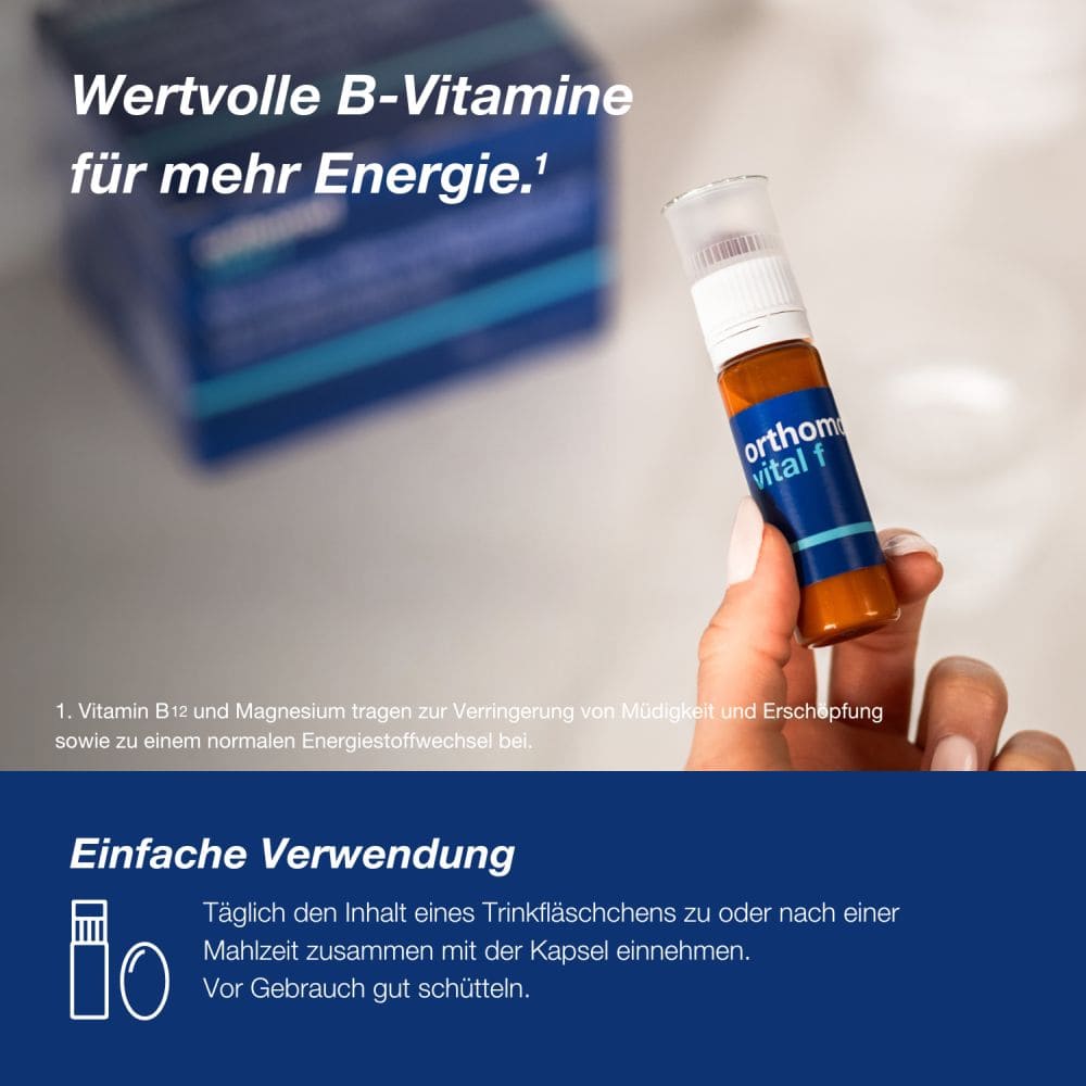 orthomol vital f 30 St Trinkampullen