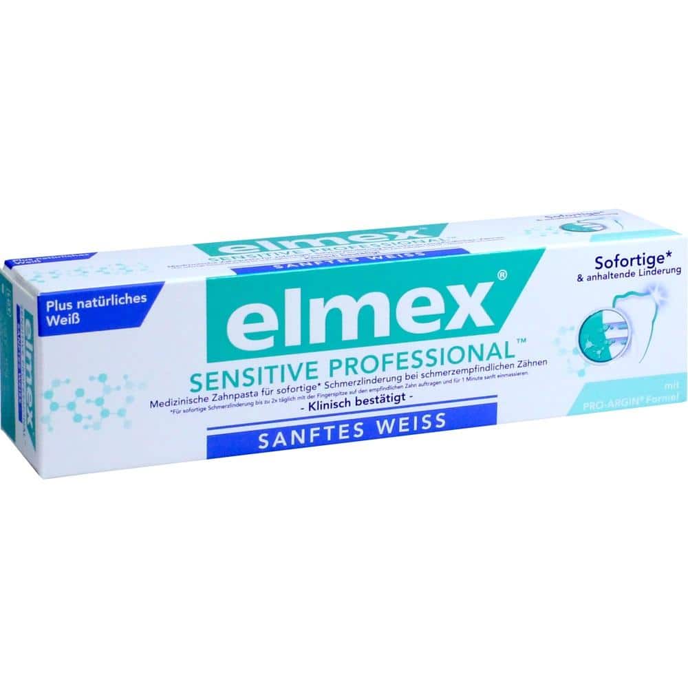 elmex SENSITIVE PROFESSIONAL SANFTES WEISS Zahnpasta 75 ml Zahnpasta