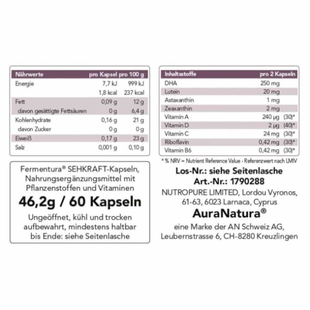 Fermentura SEHKRAFT 60 St Kapseln