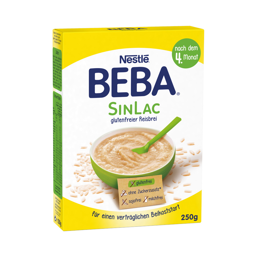 Nestle BEBA SINLAC glutenfreier Reisbrei 250 g Pulver