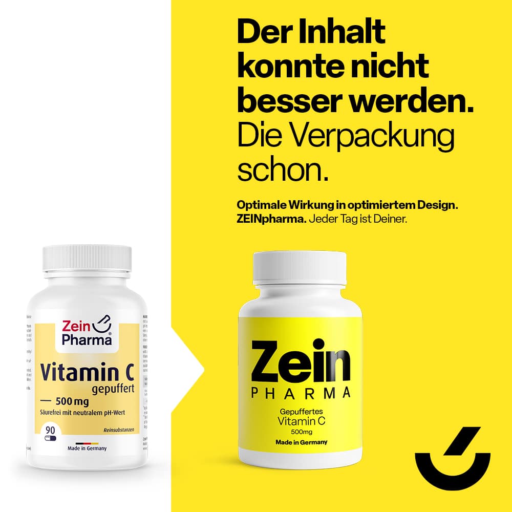 Zein Pharma Vitamin C gepuffert 90 St Kapseln