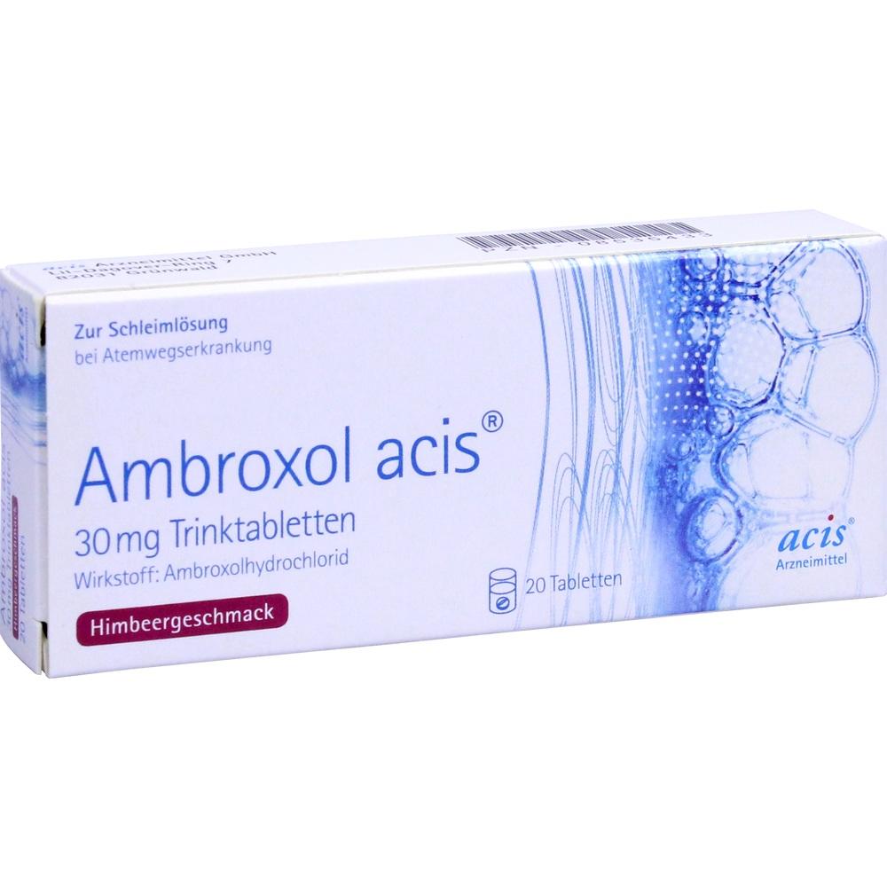 Ambroxol acis 30mg 20 St Tablette zur Herstellung einer Lösung zum Einnehmen