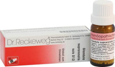 GLANDULA SUPRARENALIS suis D 12 Globuli 10 g Globuli