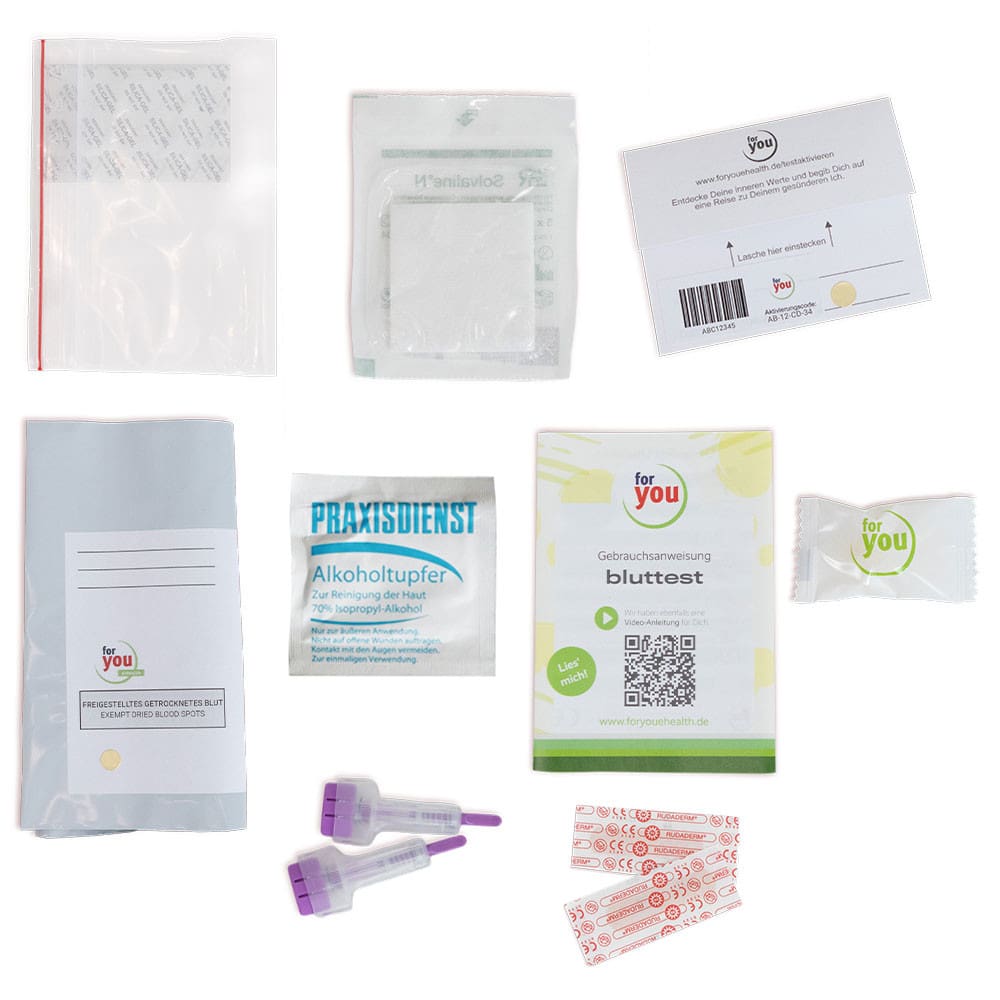 For you Vitamin D + K2 Bluttest 1 St Test