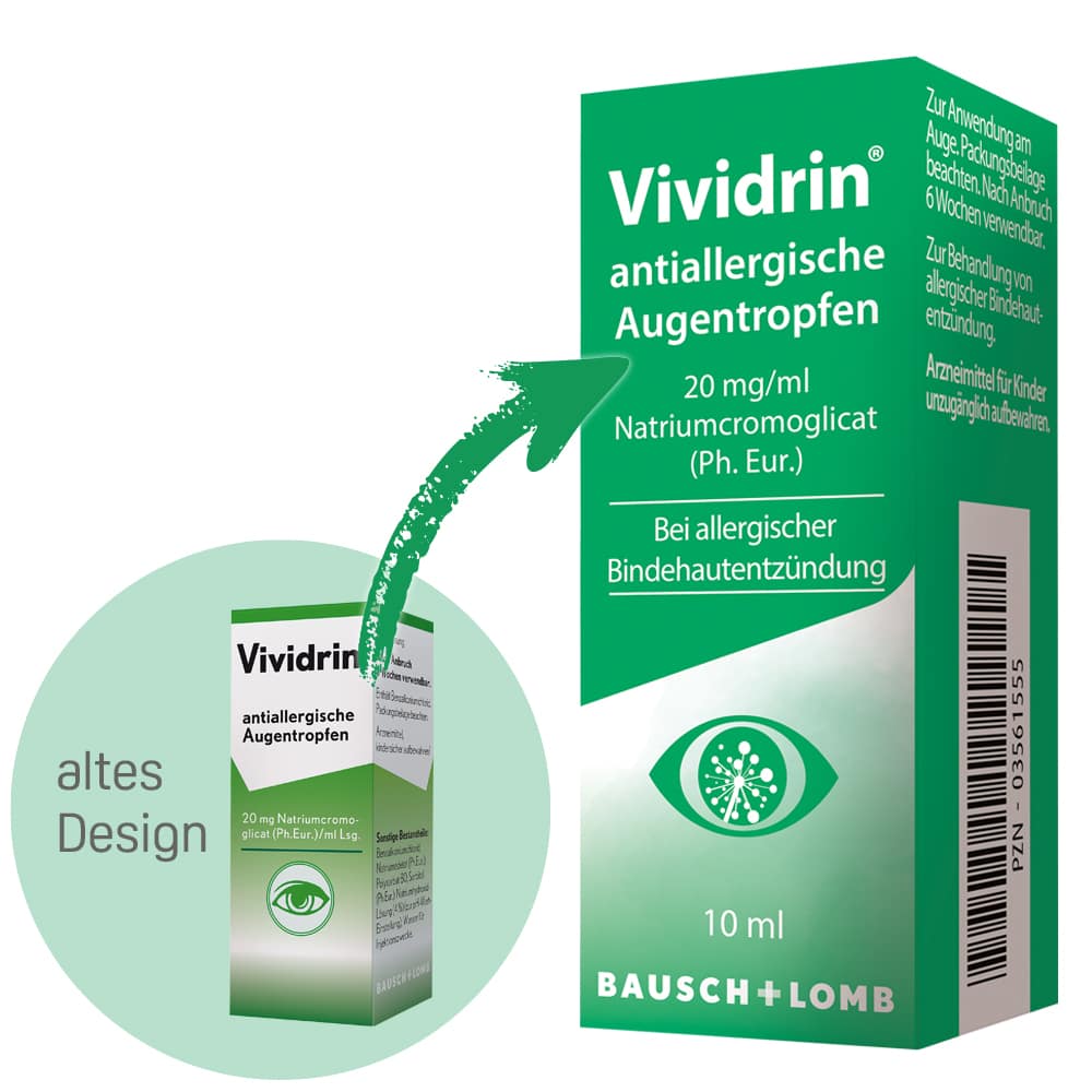 Vividrin antiallergische Augentropfen 10 ml Lösung