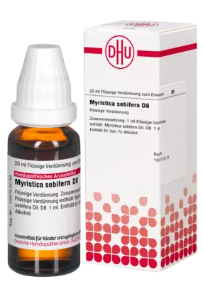 MYRISTICA SEBIFERA D 8 Dilution 20 ml Dilution