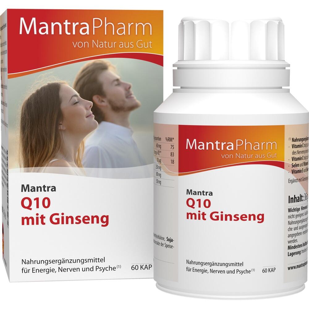 Mantra Q10 mit Ginseng 60 St Kapseln