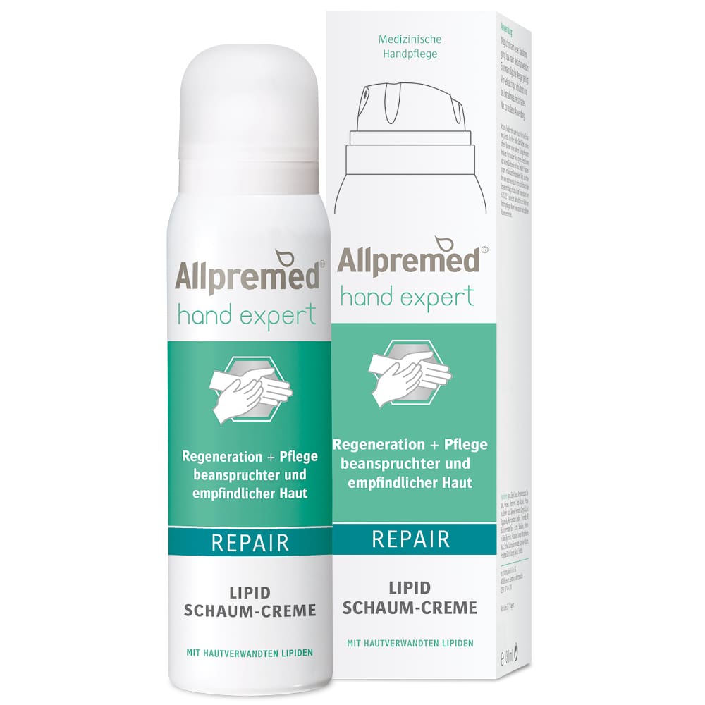 Allpremed hand expert Lipid Schaum-Creme REPAIR 100 ml Schaum