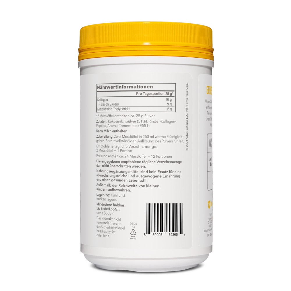 VITAL PROTEINS Collagen Creamer Vanille-Geschmack 305 g Pulver