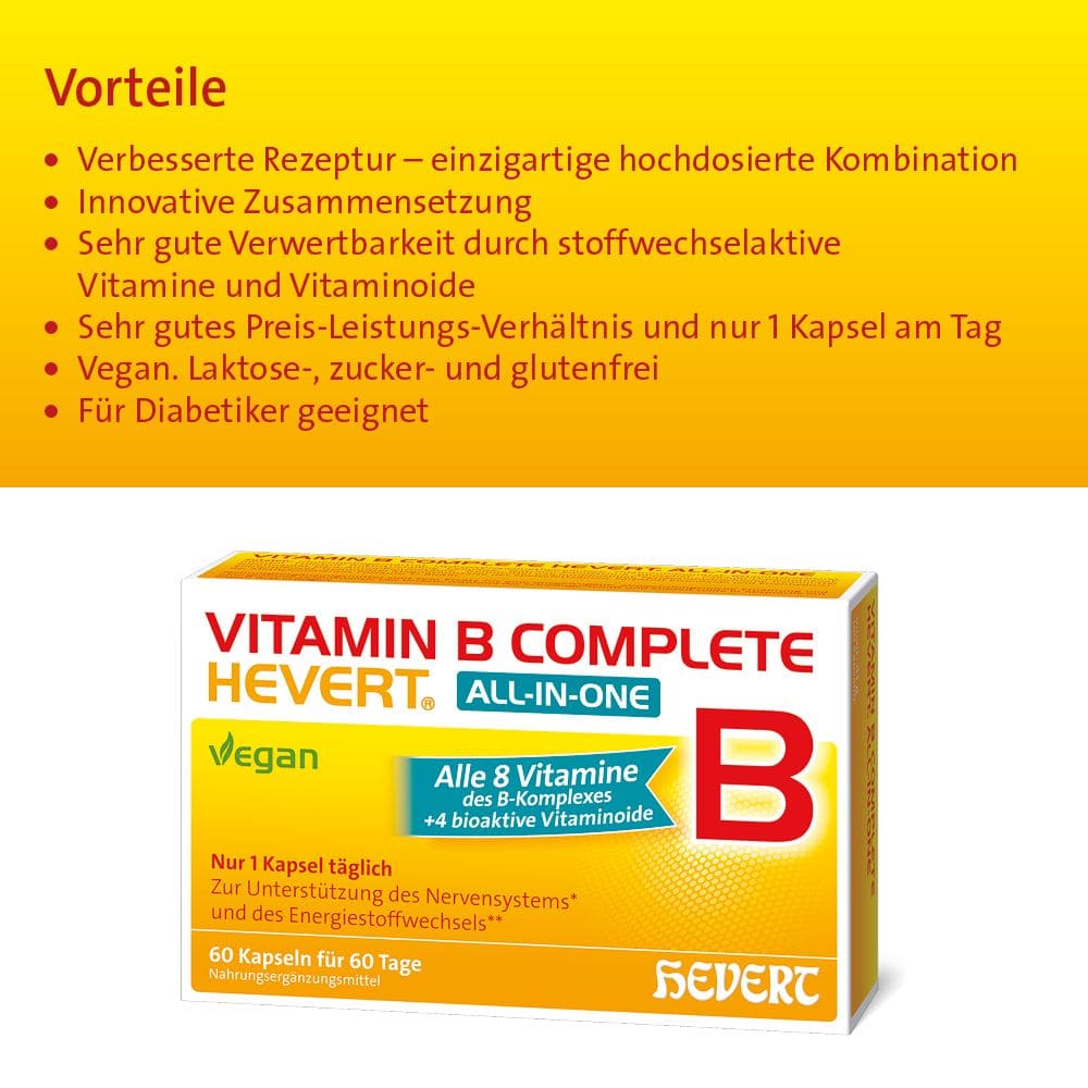 VITAMIN B COMPLETE HEVERT ALL-IN-ONE 120 St Kapseln