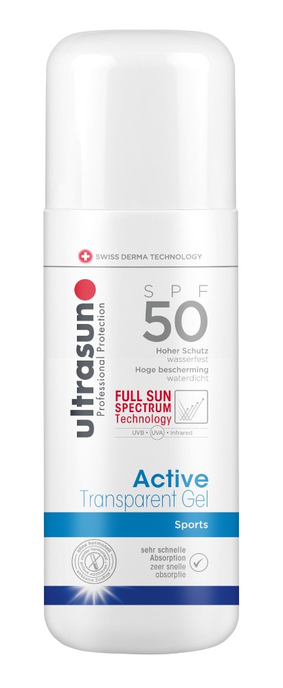 ultrasun Active Transparent Gel SPF 50 150 ml Gel