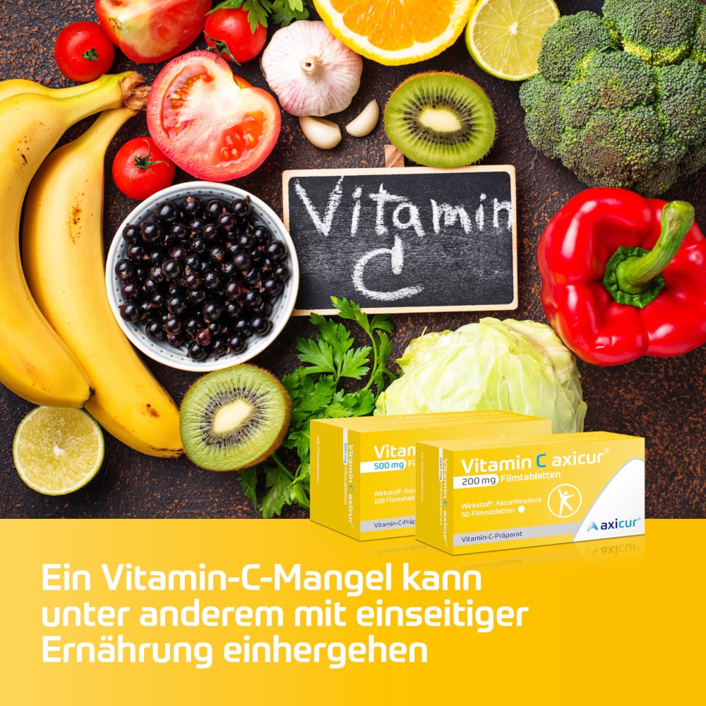 Vitamin C axicur 200 mg Filmtabletten 50 St Filmtabletten