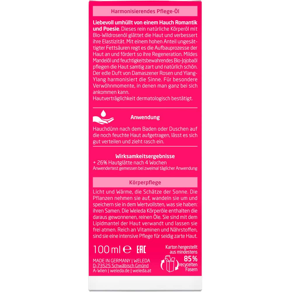WELEDA Harmonisierendes Pflege-Öl WILDROSE 100 ml Öl