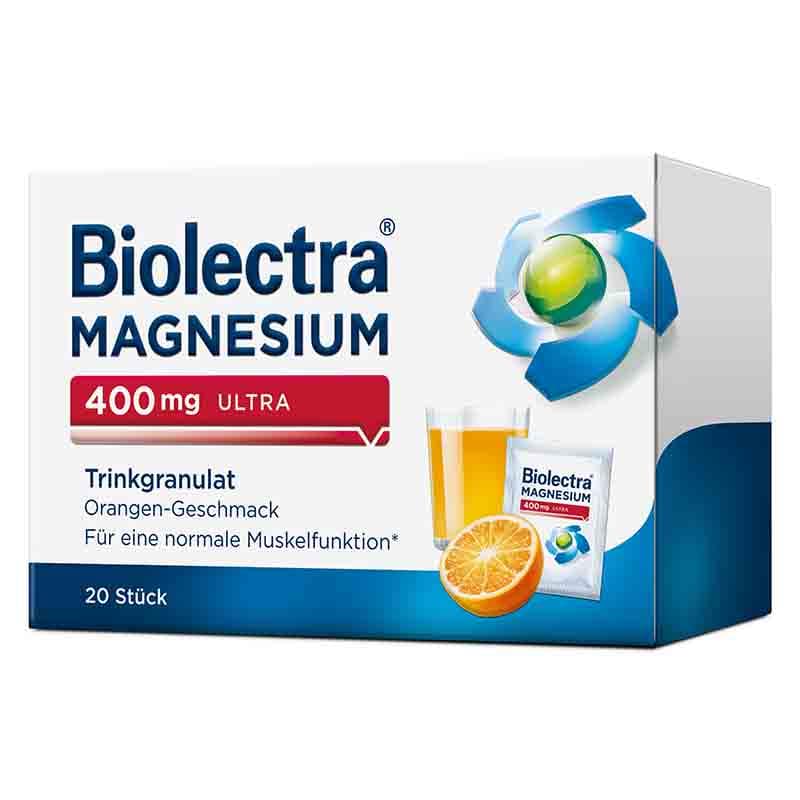 Biolectra MAGNESIUM 400mg ULTRA Orange  20 St Granulat