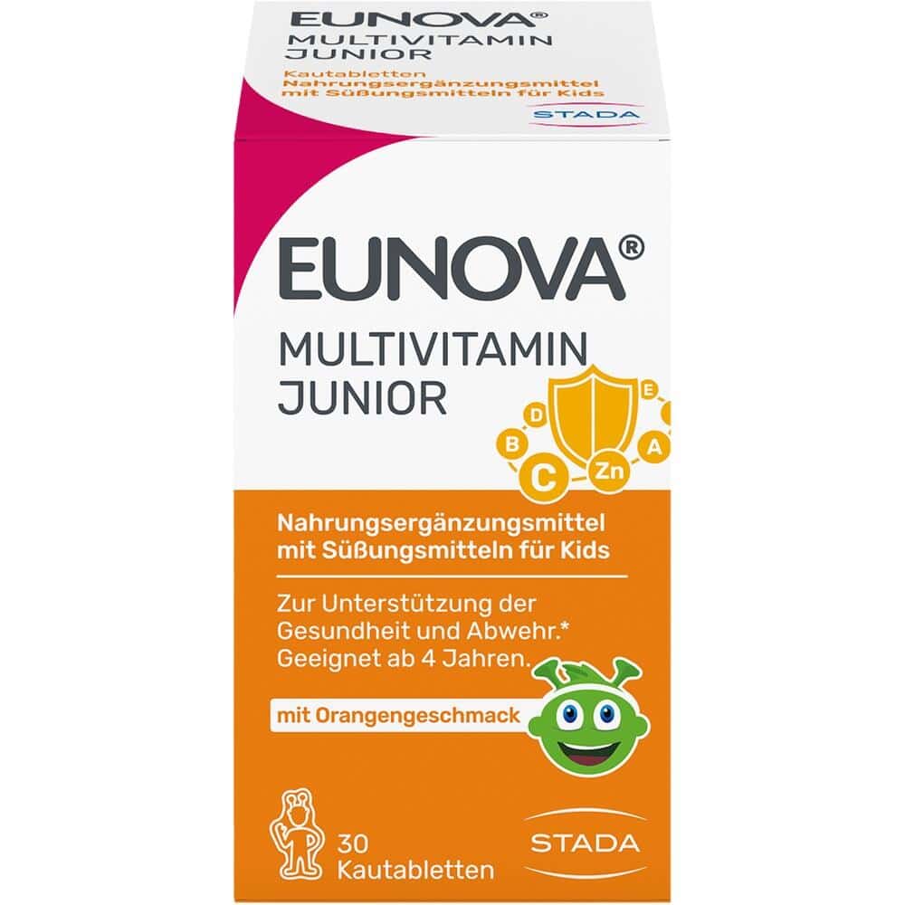 EUNOVA Junior MULTIVITAMINE FÜR KIDS 30 St Kautabletten