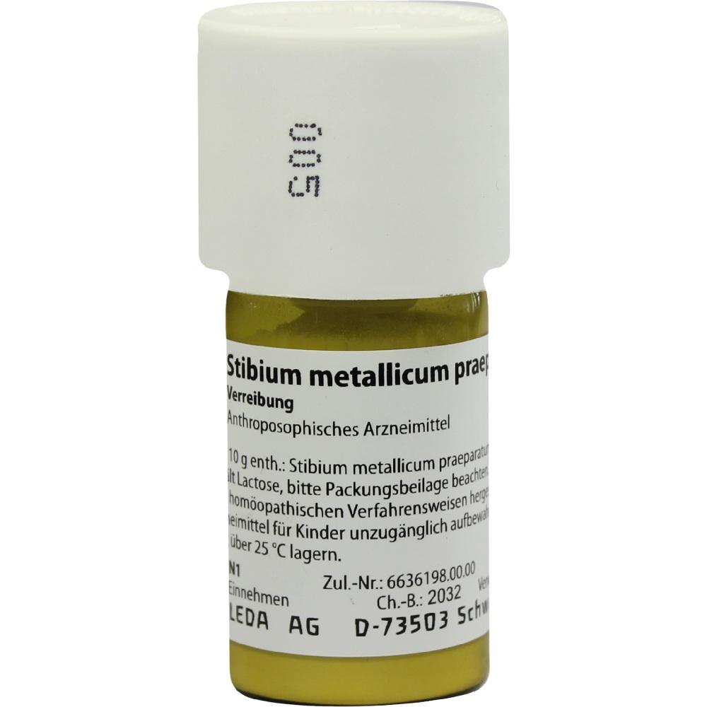 WELEDA STIBIUM METALLICUM PRAEPARATUM D 10 Trituration 20 g Trituration