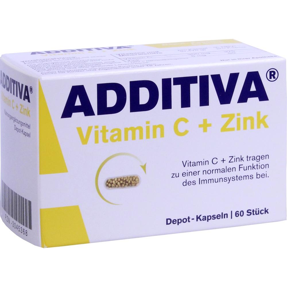 ADDITIVA Vitamin C Depot 300 mg  60 St Kapseln