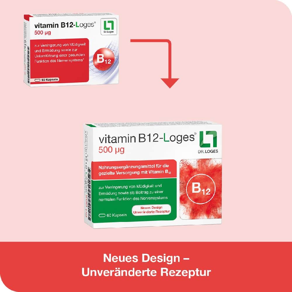 vitamin B12-Loges 500 µg 180 St Kapseln
