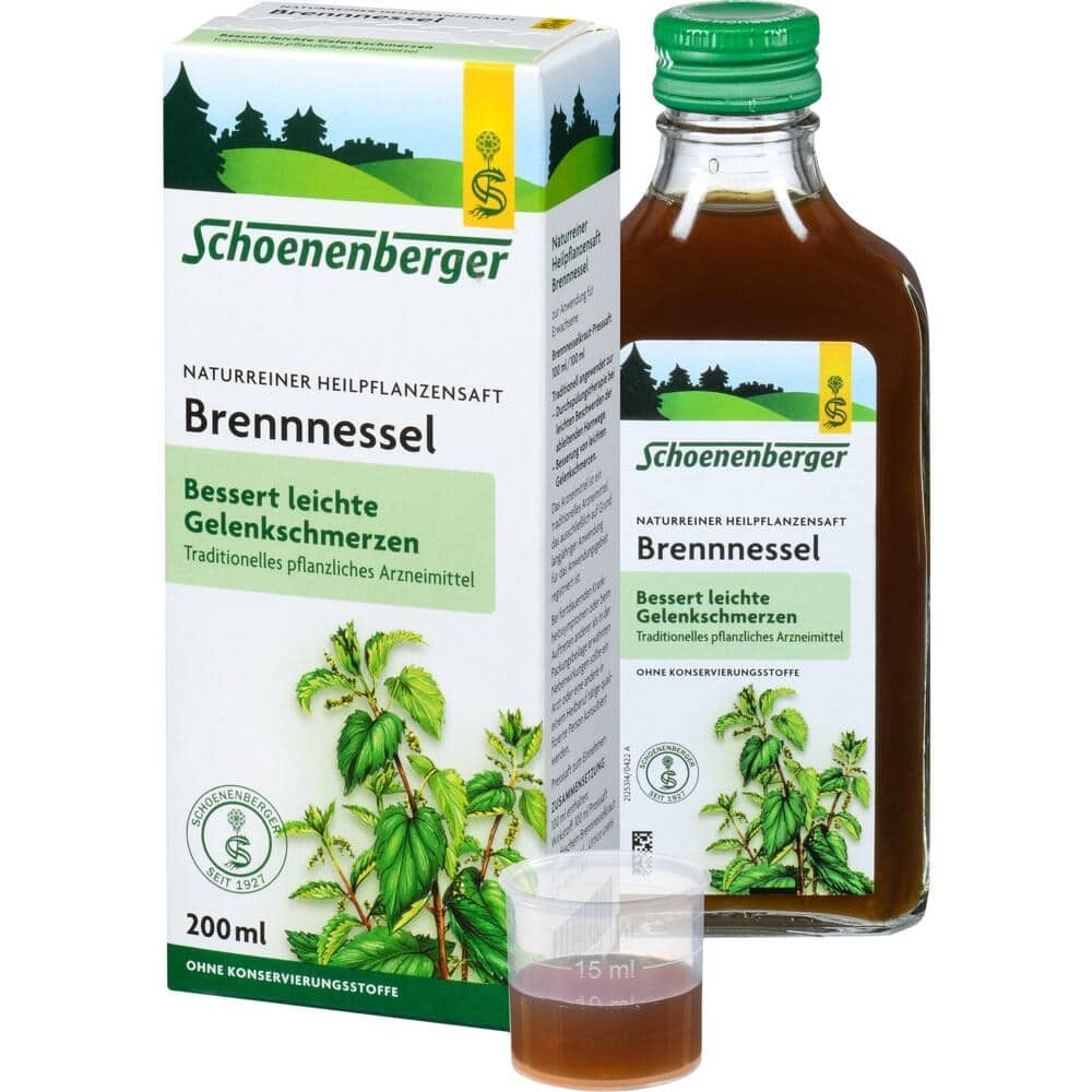 Schoenenberger Naturreiner Heilpflanzensaft Brennnessel 200 ml Saft