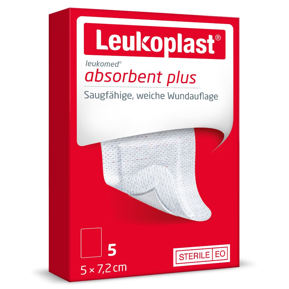 Leukoplast Leukomed Steril 5cm x 7,2cm 5 St Verband