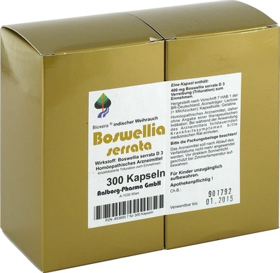 BOSWELLIA SERRATA Bioxera Kapseln 300 St Kapseln