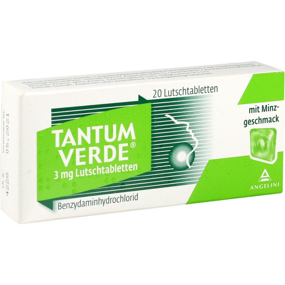 TANTUM VERDE  3 mg mit Minzgeschmack 20 St Lutschtabletten