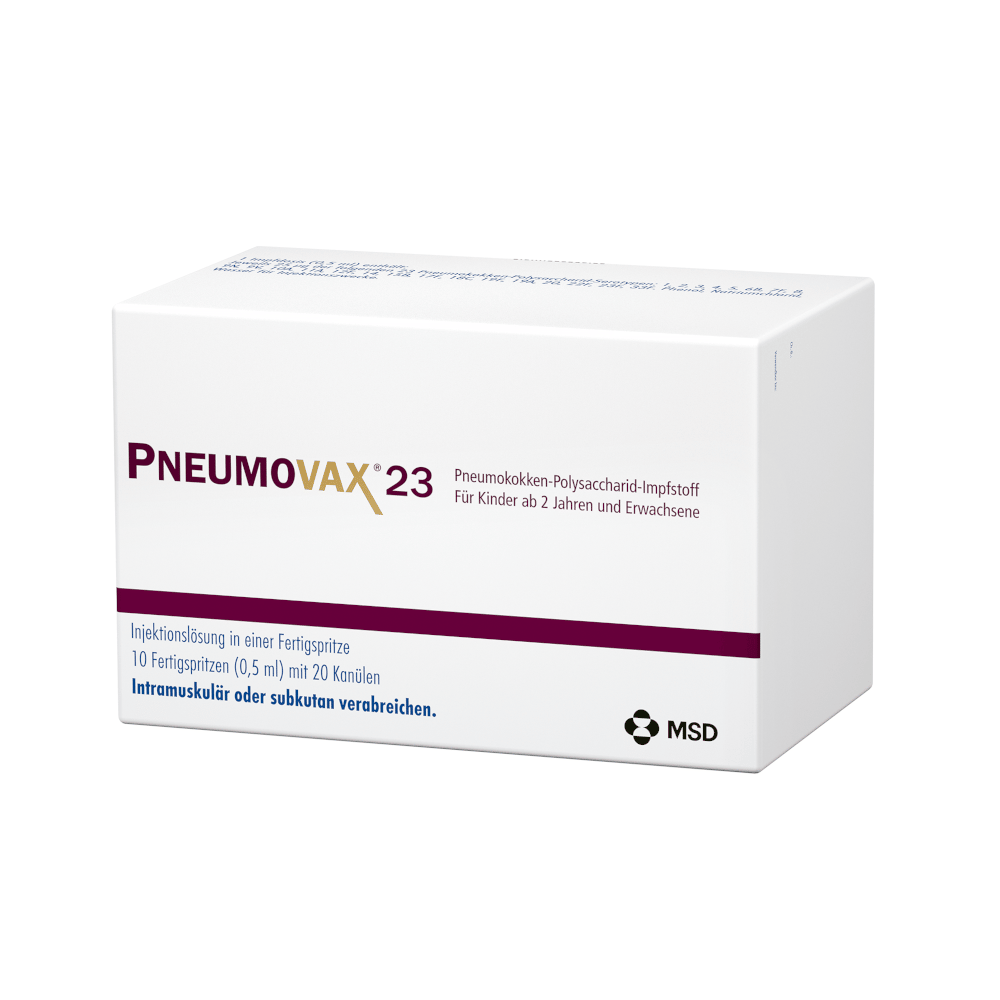 PNEUMOVAX 23 10X0.5 ml Fertigspritzen