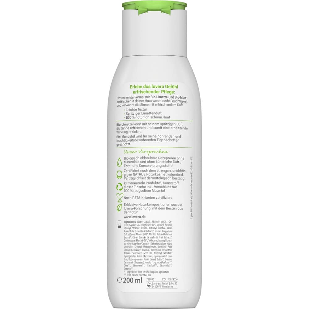 lavera BODY LOTION ERFRISCHEND 200 ml Lotion