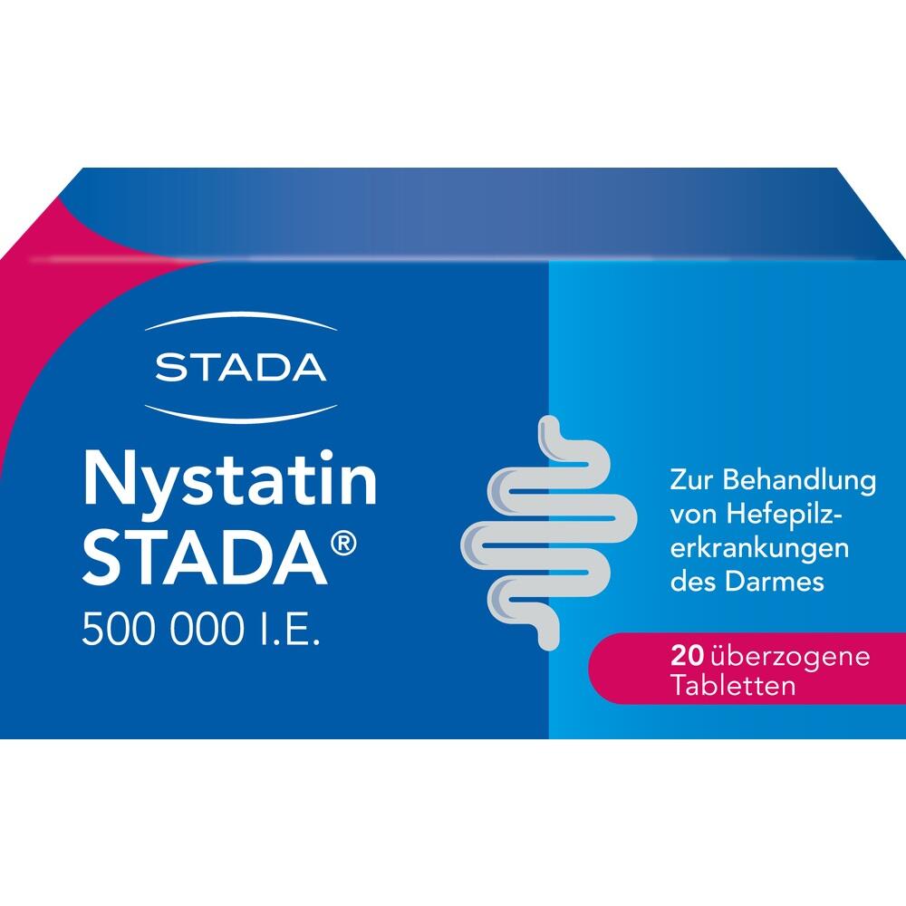 Nystatin STADA 500000 I.E. 20 St Überzogene Tabletten