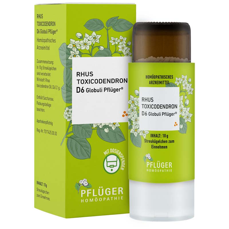 RHUS TOXICODENDRON D6 Pflüger 10 g Globuli