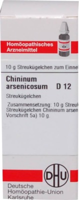 CHININUM ARSENICOSUM D 12 Globuli 10 g Globuli