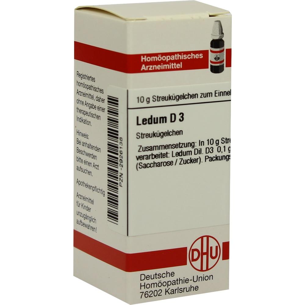 LEDUM D 3 Globuli 10 g Globuli