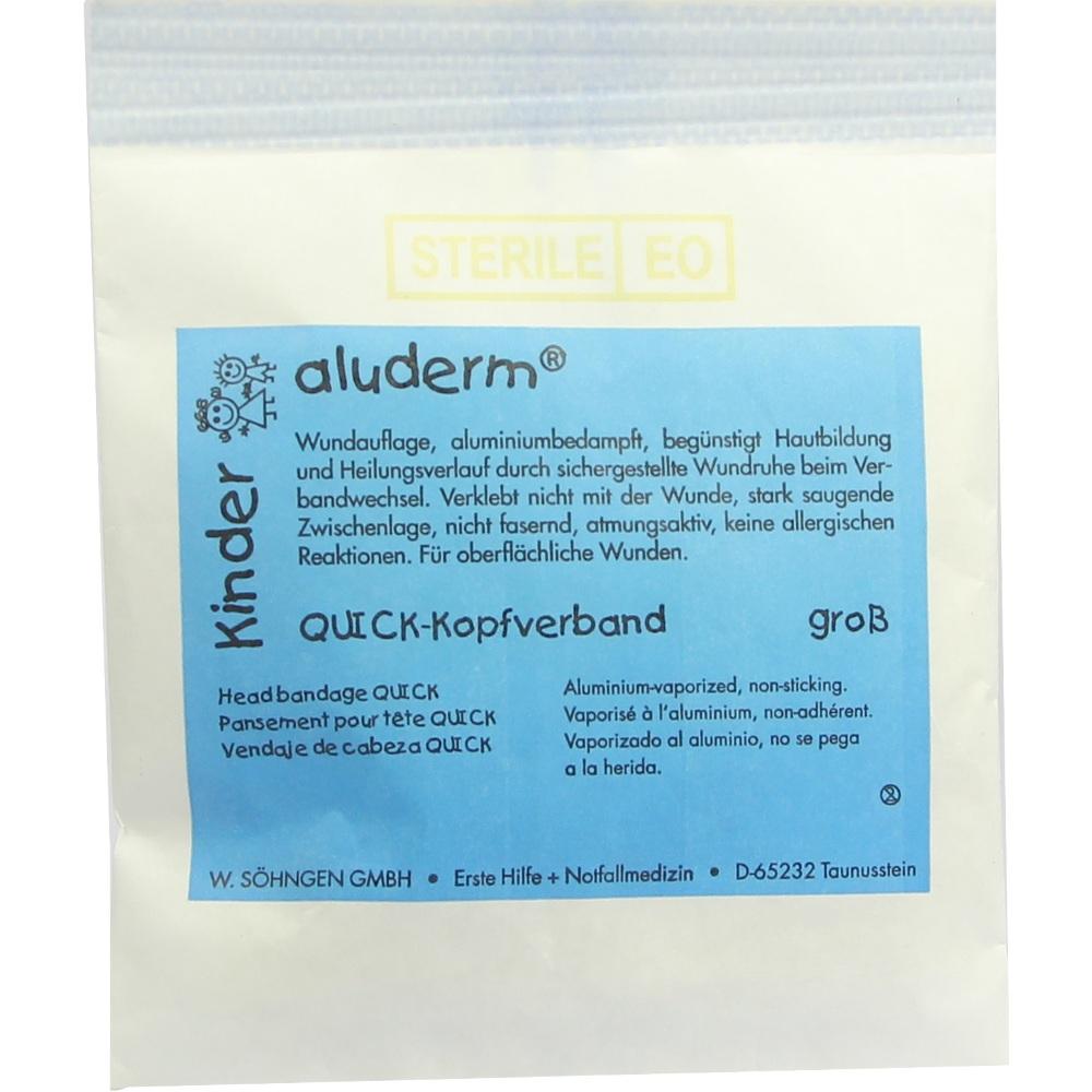ALUDERM Kinder Quickkopfverb.groß 8 cm 1 St Verband